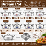 Metal Finish Biryani & Fish Pot (Begona)