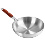 Chef Best Aluminum Round Frying Pan - Metal Finish