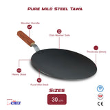 Chef Best Quality Iron Tawa 30 cm And Karahi 30 cm - Ramazan Offer at best price in Pakistan - majesticchef.pk