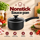 Chef Non-Stick Saucepan With Glass Lid