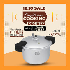Majestic CHEF Best Anodised Pressure Cooker 1205 Short Handle Model