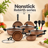 15 Pieces Non Stick Marble Coated Rebirth Gift Pack Set