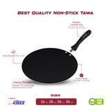 majestic best quality nonstick cooking pan roti pan - nonstick tawa at best price in Pakistan - majesticchef.pk