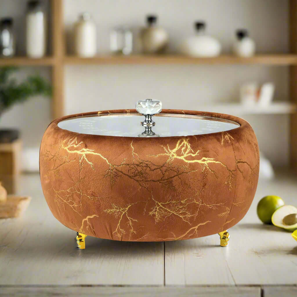 Stainless Steel Turkish Hot Pot - Velvet Nan Box with Acrylic Lid majestic chef cookware