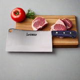CHEF High Quality Stainless Steel Meat Chopper / Tokka Blue MC Handle - 29.5cm Large Blade