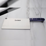 CHEF High Quality Stainless Steel Meat Chopper / Tokka Blue MC Handle - 29.5cm Large Blade