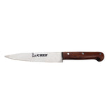 Chef Best Quality Stainless Steel Meat Knife 8 inch Wooden Handle