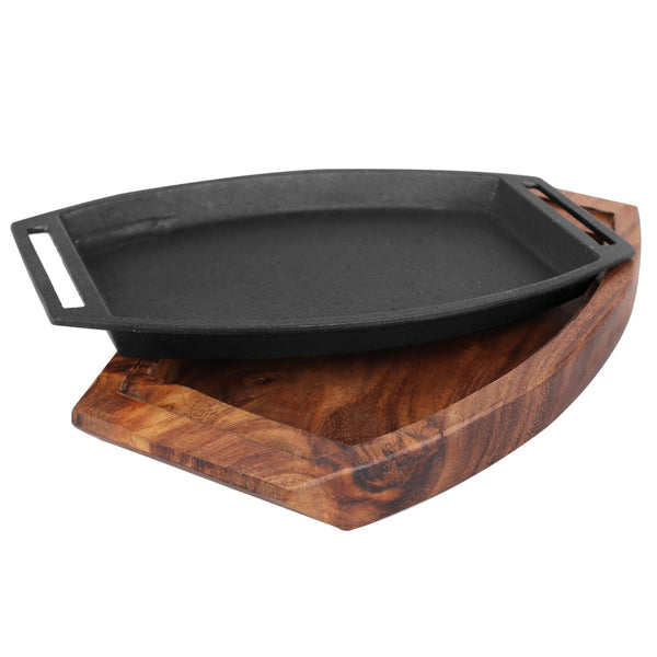 Majestic Chef Cast Iron TAWA, Griddle, 12 inches - 2.5KG Weight