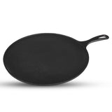 Majestic Chef Cast Iron TAWA,  Griddle, 12 inches Pre-Seasoned - 2.5KG Weight