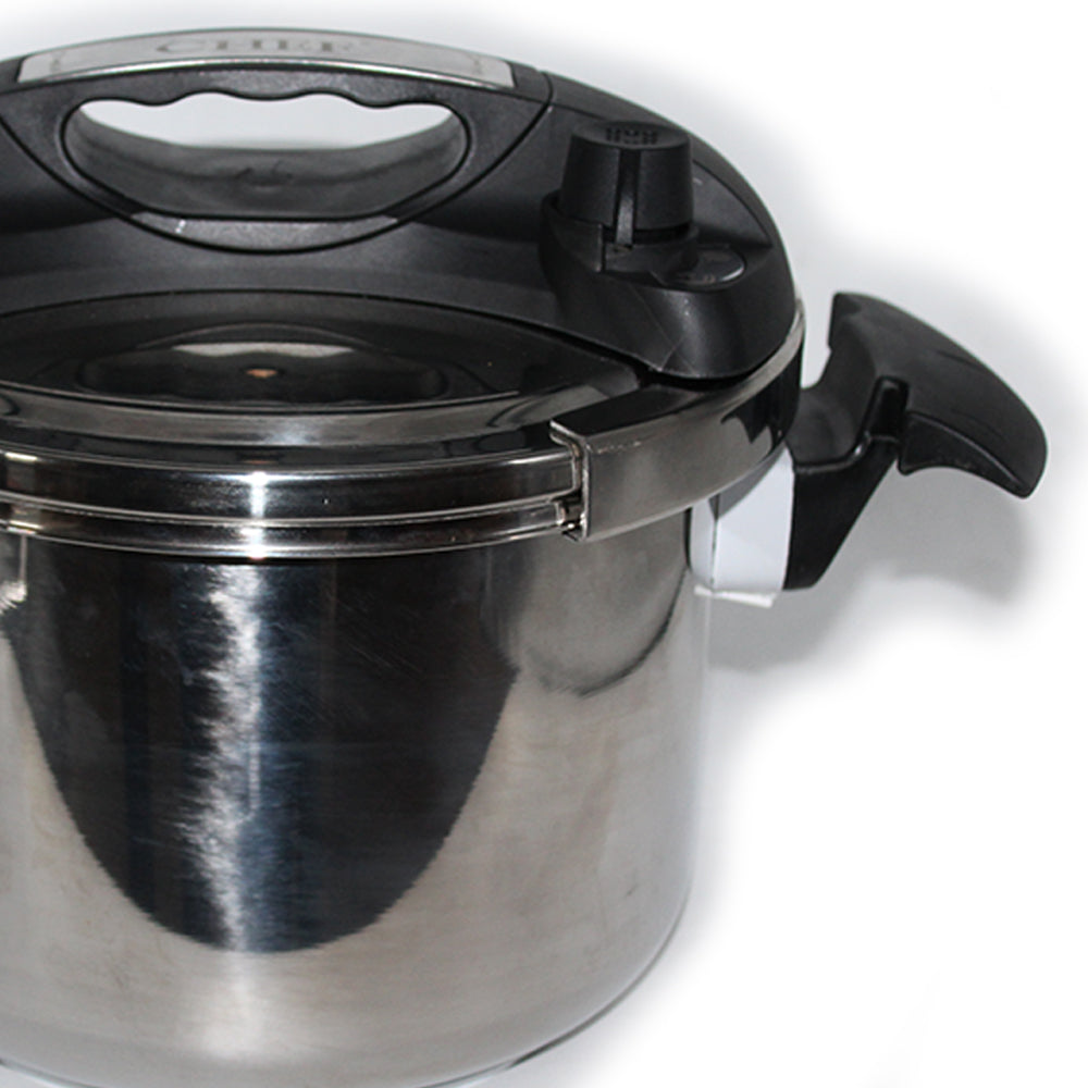 CHEF Best Imported Stainless Steel Pressure Cooker - CLIP-ON - 11 Liter