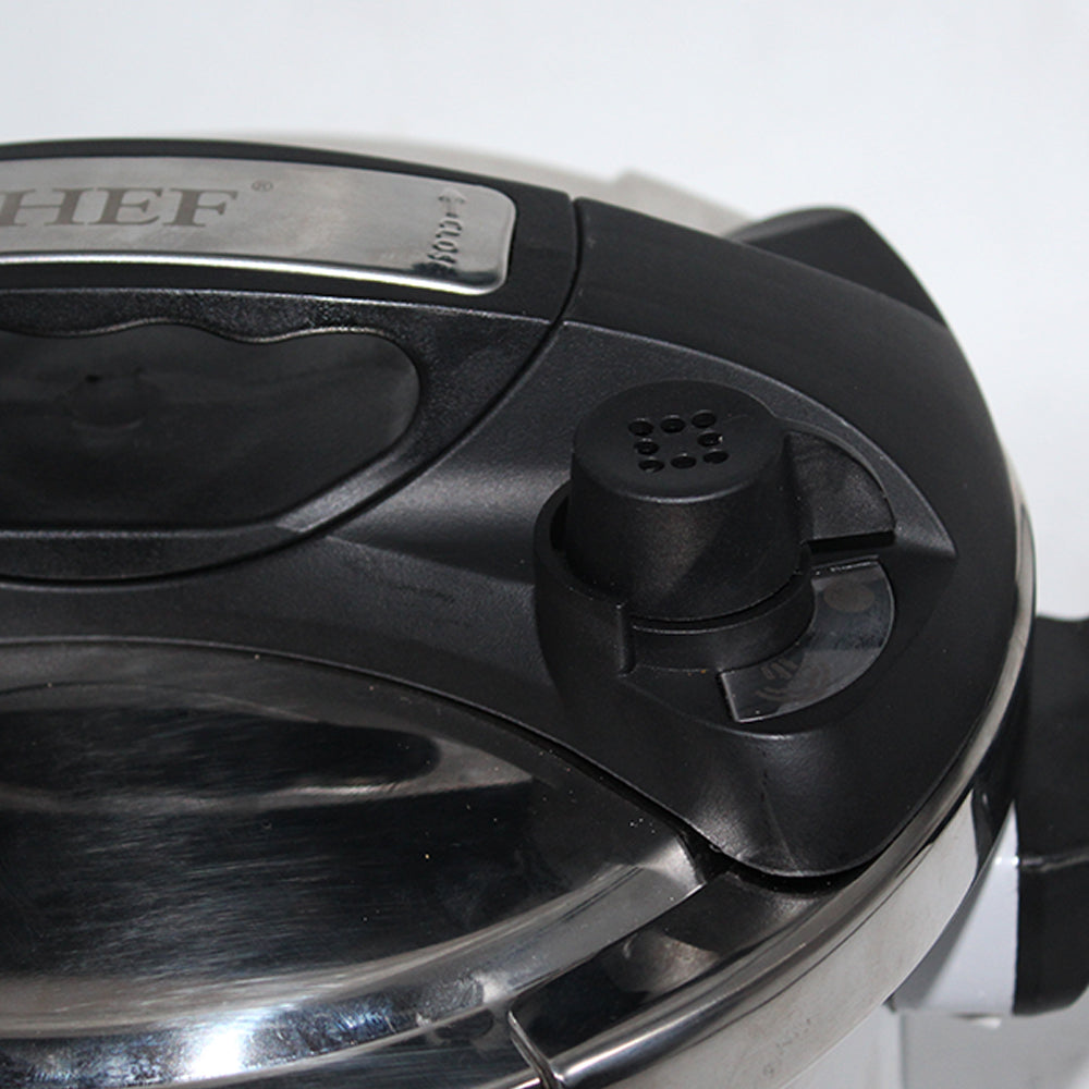 CHEF Best Imported Stainless Steel Pressure Cooker - CLIP-ON - 11 Liter