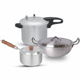 Chef Best Quality Metal Finish Cookware Set / Kitchen Set 5 Pcs - New Arrival