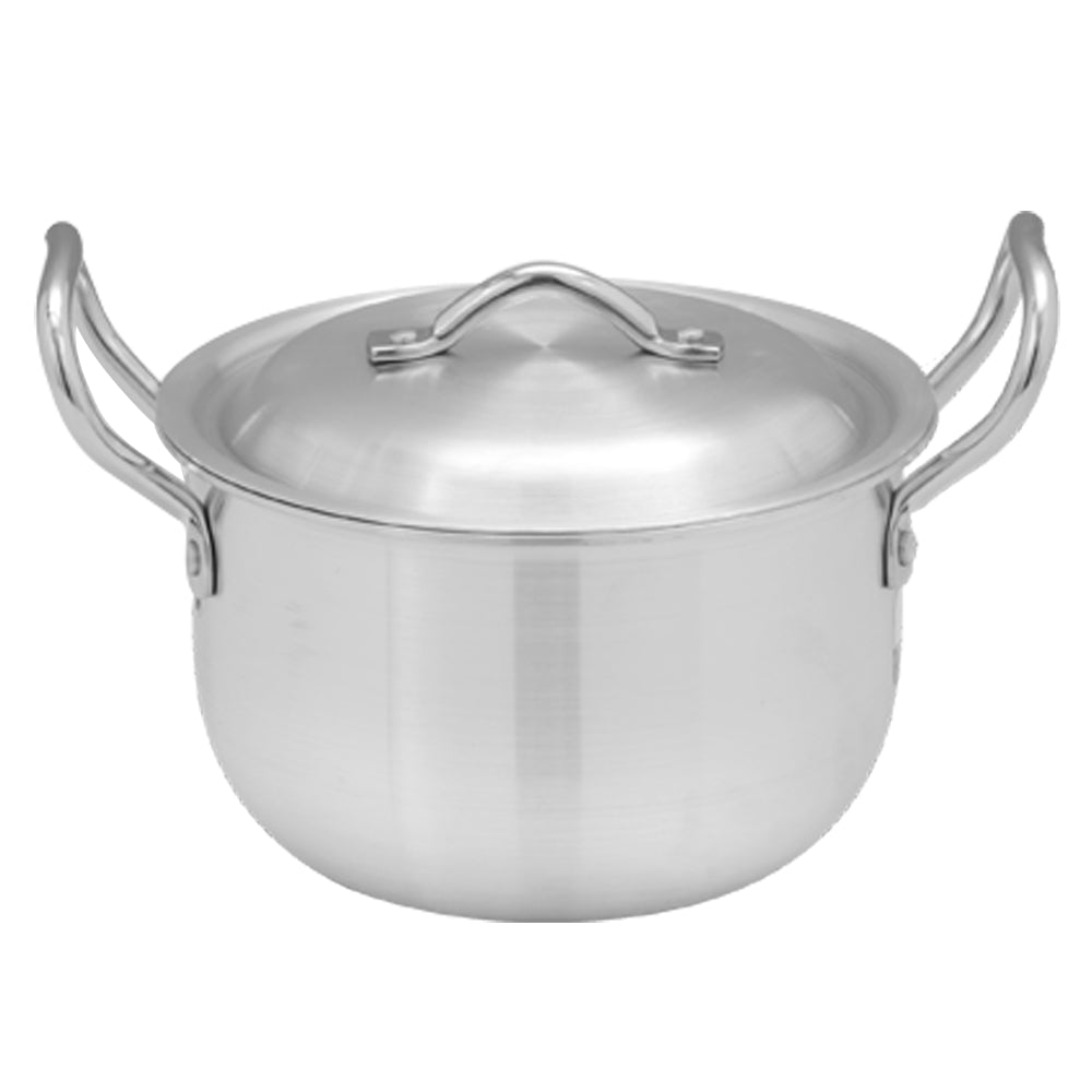 belly shape long and strong handle delish pot aluminum cookware cooking pot