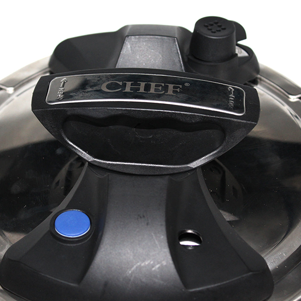 CHEF Best Imported Stainless Steel Pressure Cooker - CLIP-ON - 11 Liter