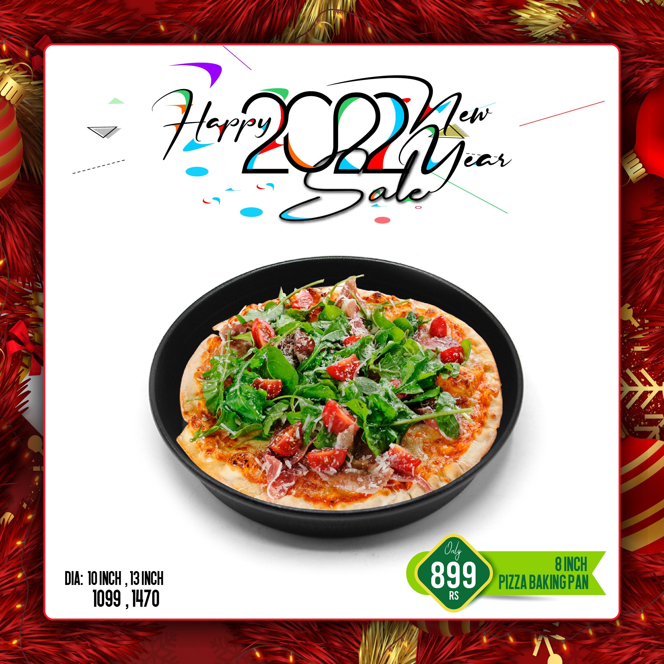 Chef Non Stick Pizza Baking Pan