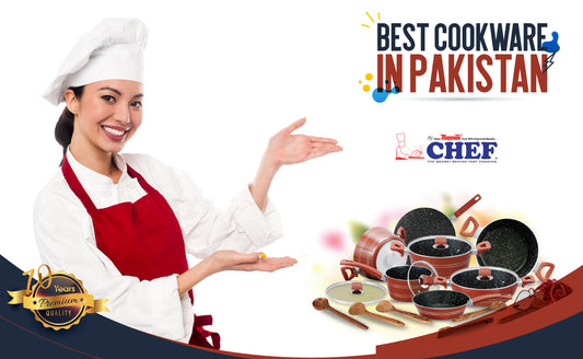 top best cookware and kitchenware brand of non stick and pressure cooker in Pakistan - majestic chef cookware