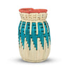HandiCraft Vase For Room Decor - Artificial Flower Pot ( Coloured )