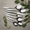 11 Gauge Premium Stainless Steel Cutlery Set - 34 Pieces (Heavy Gauge) Hammer
