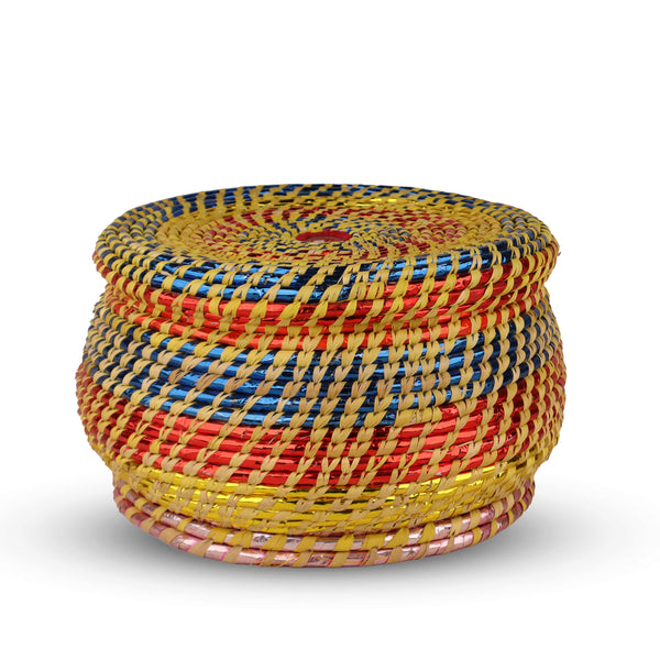 Handicraft Fancy Bread Basket (Hotpot) Length: 12". Height: 7" - Large