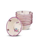 Majestic Luxury Crystal Coated Melamine Dinner Ware 72 Pcs Dinning Set - 8 Persons Serving -305