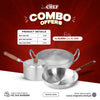 Aluminum Karahi 24cm+Aluminum Frying Pan 20cm+Aluminum Sauce Pan 20cm - Combo Deal #18