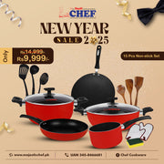 best quality nonstick cookware complete kitchen set all in one with cooking spoons-chef cookware