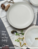 "Affordable melamine dinner set with crystal-coated finish by Majestic Chef – top cookware brand in Pakistan, available at low price on MajesticChef.pk