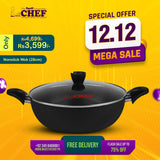 Chef Non-Stick Karahi/ Wok - 28 cm