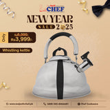 Chef stainless steal Whistling Tea Kettle 4L