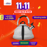 Chef stainless steal Whistling Tea Kettle 4L