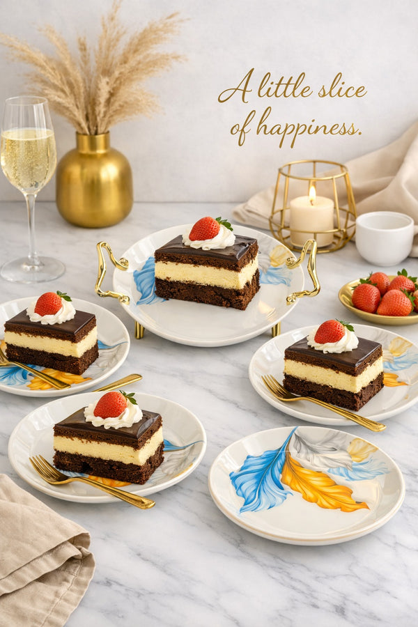 Melamine 7 Pcs Birthday Cake Set, Anniversary Cake Set (#05)