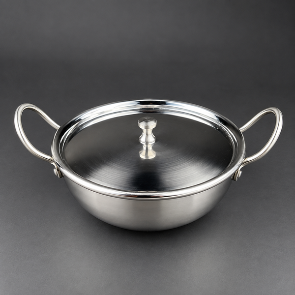 Majestic Chef Deluxe Stainless Steel Serving Bowl with Lid