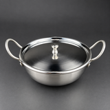 Majestic Chef Deluxe Stainless Steel Serving Bowl with Lid