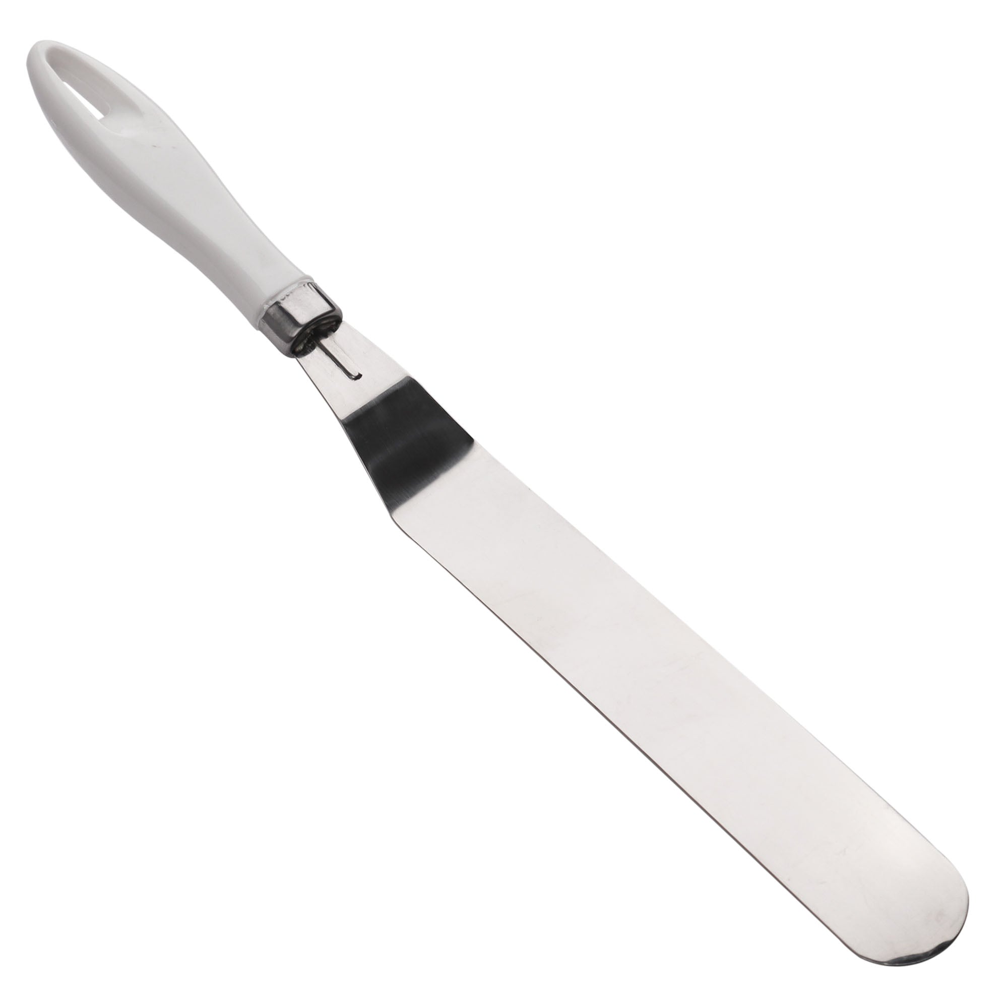Chef Stainless Steel Cheese Paster and Spreader with White handle