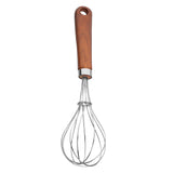 Chef Stainless Steel Cream Mixer - Egg Beater - Wire Whisk - Wooden texture Handle