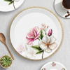 Majestic Luxury Crystal Coated Melamine Dinner Ware 72 Pcs Dinning Set - 8 Persons Serving -104