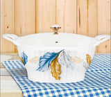 Majestic Luxury Crystal Coated Melamine Dinner Ware 72 Pcs Dinning Set - 8 Persons Serving -105