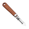 Chef Stainless Steel Vegetable Peeler - Peeling Tool With Wooden Texture Handle - Kitchen Gadgets