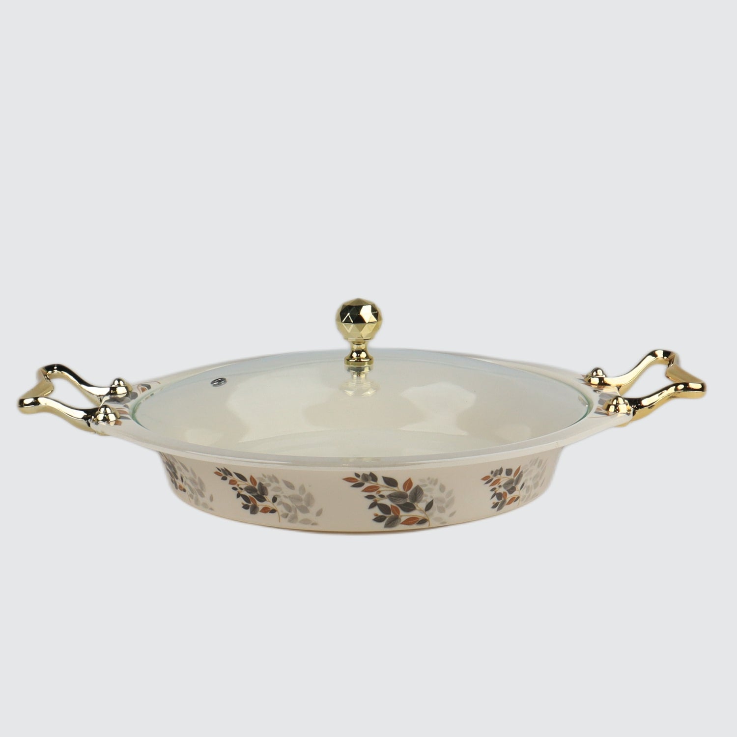 "Melamine crystal-coated dinnerware set by Majestic Chef, a leading cookware brand in Pakistan – durable, stylish, and ideal for everyday use or special occasions."