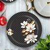 Crystal Coated 100 % Double Glaze Melamine Dinner Set Premium Quality - 80 Pcs Set - 09