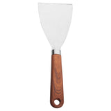 Chef Stainless Steel Scrapper Tool with Wooden Texture Handle