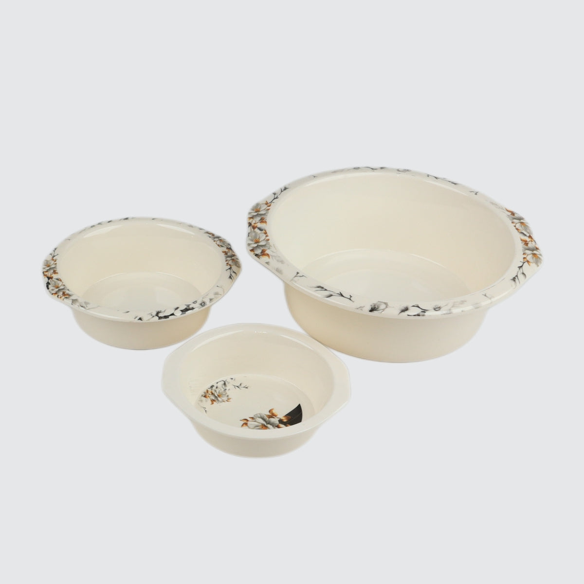 Premium melamine dinner set with crystal-coated finish by Majestic Chef – top cookware brand in Pakistan offering durable and elegant dinnerware.