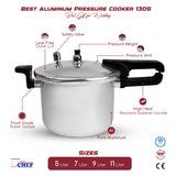 best aluminum pressure cooker at low price in Pakistan  - majestic chef cookware