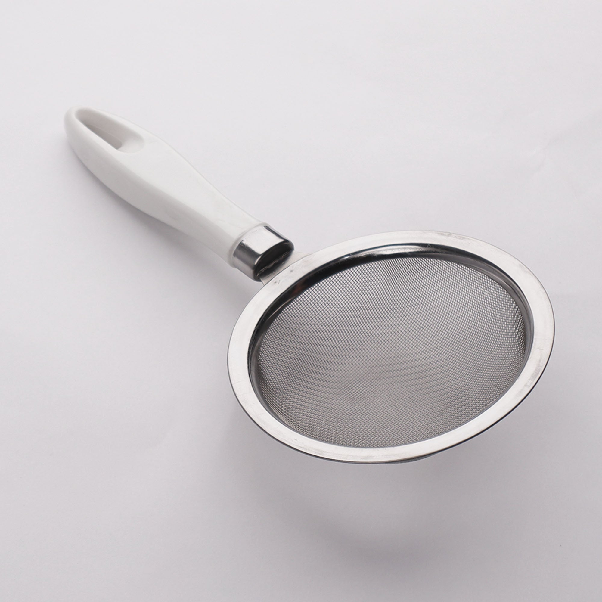Chef Tea Strainer with white Handle