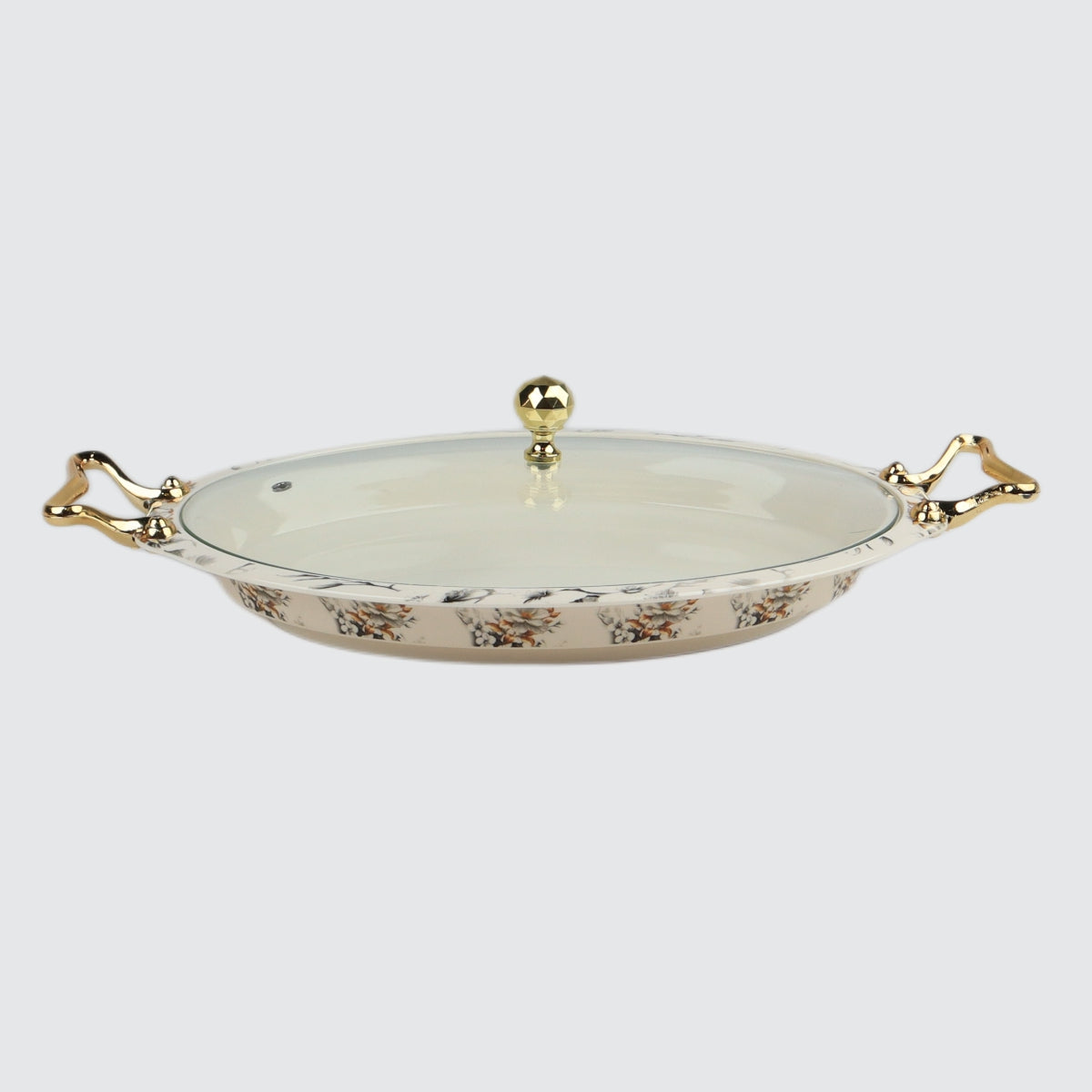 Premium melamine dinner set with crystal-coated finish by Majestic Chef – top cookware brand in Pakistan offering durable and elegant dinnerware.