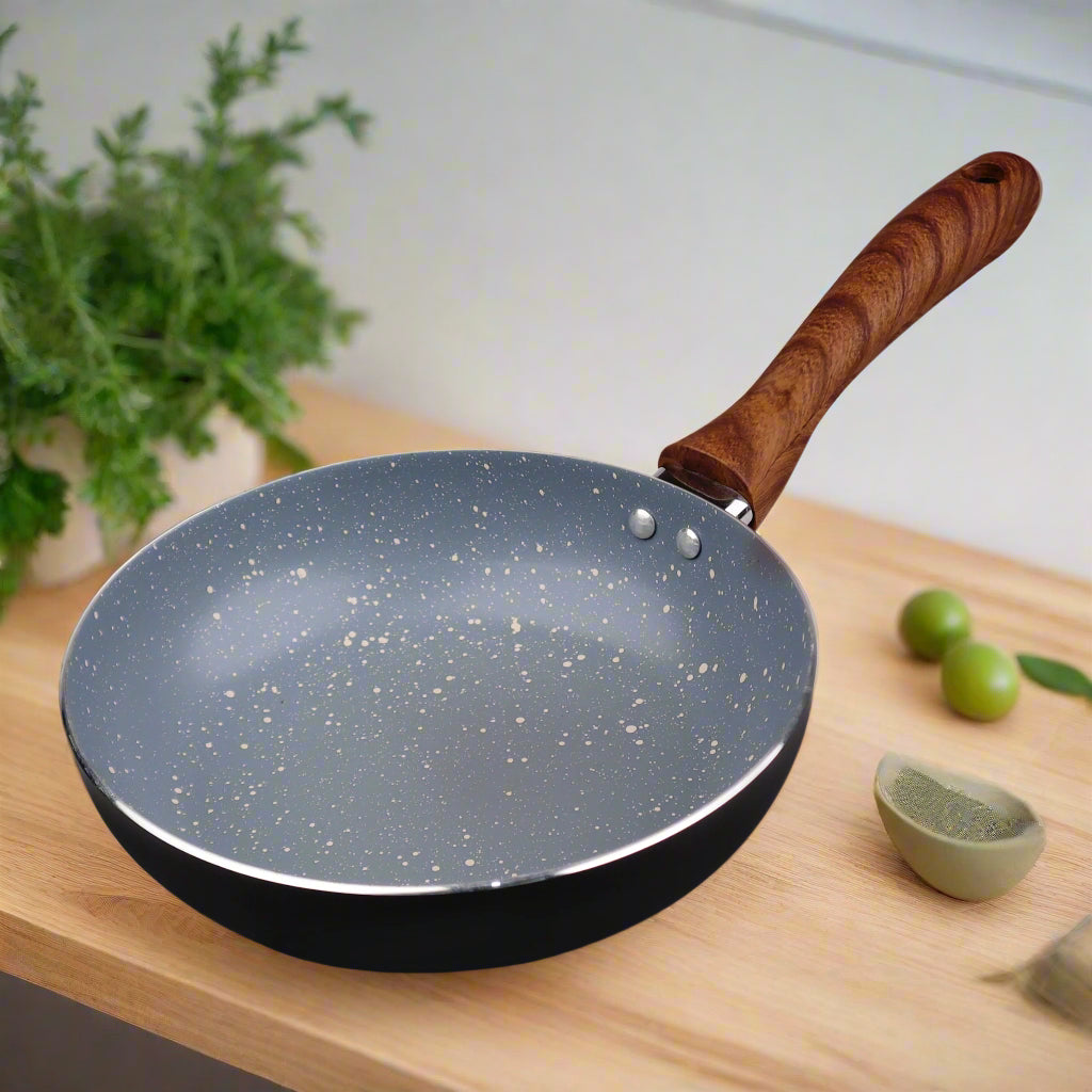 Chef Granito Series 3 Layer Marble Coating Nonstick Fry Pan 20cm - GREY  at sale price with free shipping