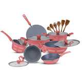 taper set 21 pcs marble coating cookware / best non stick cookware brand in pakistan