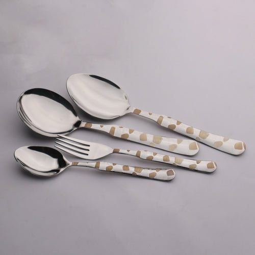 Chef 28 Pcs Stainless Steel Cutlery Set Special Edition Food Grade 304 Series - Commando Hover