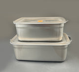 Majestic Chef 410 Grade Stainless Steel 2-Pcs Set Lunch Box - Food Container