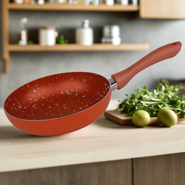Chef Granito Series 3 Layer Marble Coating Nonstick Frying Pan - Copper